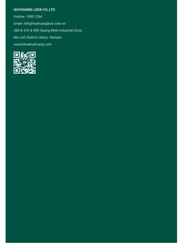 CATALOGUE KHÓA HUY HOÀNG 2023