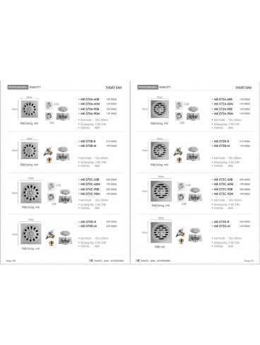 CATALOGUE THIẾT BỊ PHÒNG TẮM - NHÀ BẾP FRUHLING 2024-2025