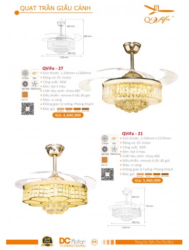 CATALOGUE QUẠT TRẦN PTH VIFA 2024-2025