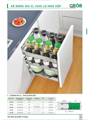 CATALOGUE BẾP & PHỤ KIỆN TỦ BẾP CROB 