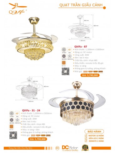 CATALOGUE QUẠT TRẦN PTH VIFA 2024-2025
