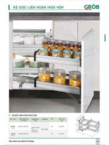CATALOGUE BẾP & PHỤ KIỆN TỦ BẾP CROB 