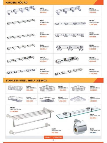 CATALOGUE INOX BẢO THÁNG 04/2023