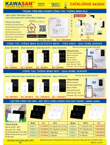 CATALOGUE KAWASAN & KAWALED THÁNG 4 - 2024