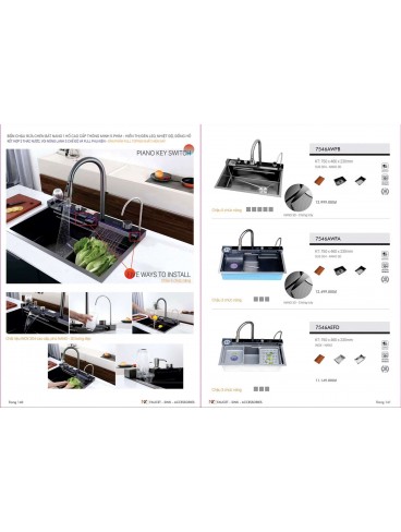 CATALOGUE THIẾT BỊ PHÒNG TẮM - NHÀ BẾP FRUHLING 2024-2025