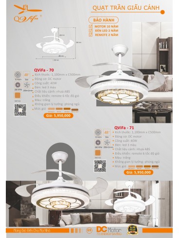 CATALOGUE QUẠT TRẦN PTH VIFA 2024-2025