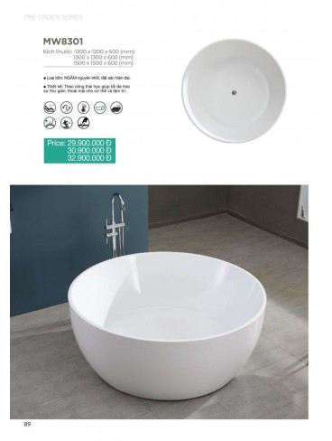 CATALOGUE BỒN TẮM MOWOEN 2023