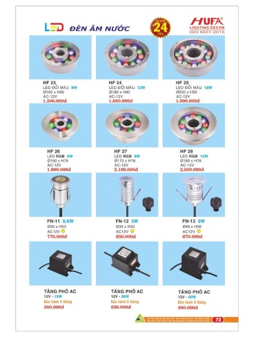 CATALOGUE HUFA LED 2024