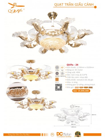 CATALOGUE QUẠT TRẦN PTH VIFA 2024-2025