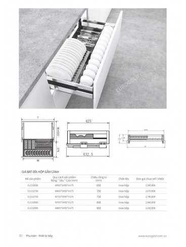 CATALOGUE PHỤ KIỆN BẾP EUROGOLD 2024