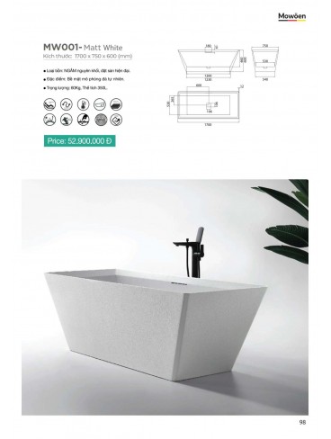 CATALOGUE BỒN TẮM MOWOEN 2023