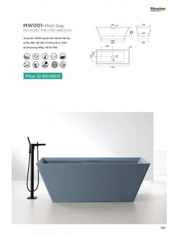 CATALOGUE BỒN TẮM MOWOEN 2023