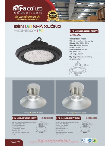 CATALOGUE ĐÈN ANFACO THÁNG 05.2025