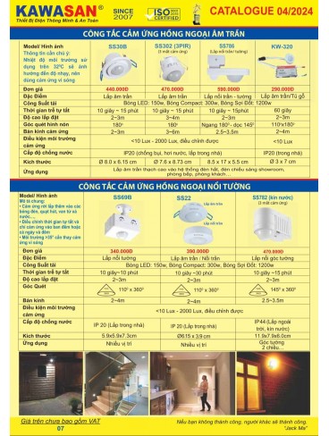 CATALOGUE KAWASAN & KAWALED THÁNG 4 - 2024