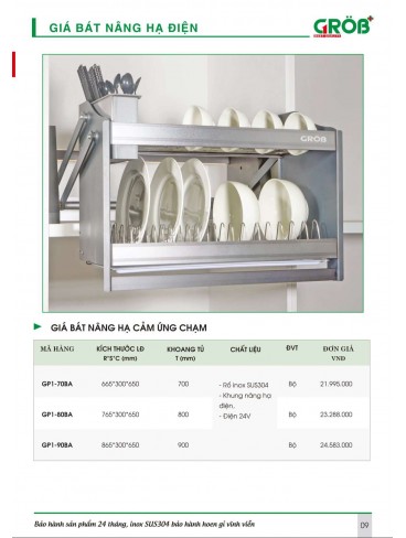 CATALOGUE BẾP & PHỤ KIỆN TỦ BẾP CROB 