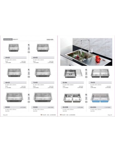 CATALOGUE THIẾT BỊ PHÒNG TẮM - NHÀ BẾP FRUHLING 2024-2025