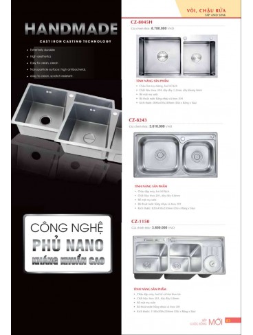 CATALOGUE THIẾT BỊ BẾP CANZY 2024