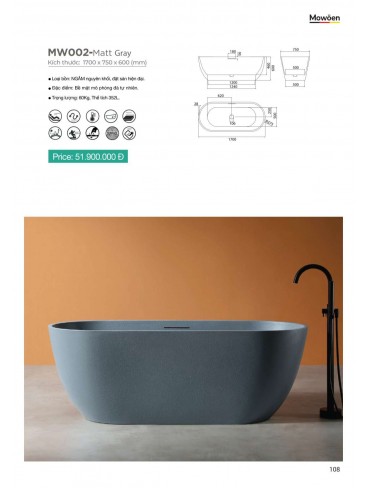 CATALOGUE BỒN TẮM MOWOEN 2023