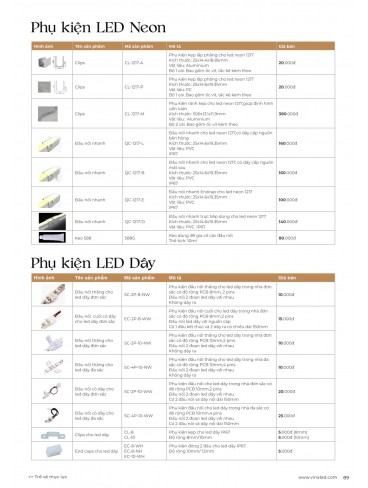 CATALOGUE ĐÈN VINALED 2023-2024