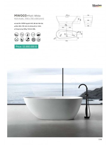 CATALOGUE BỒN TẮM MOWOEN 2023