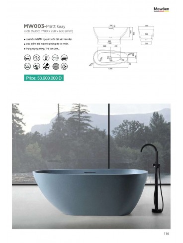 CATALOGUE BỒN TẮM MOWOEN 2023