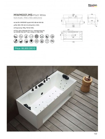 CATALOGUE BỒN TẮM MOWOEN 2023