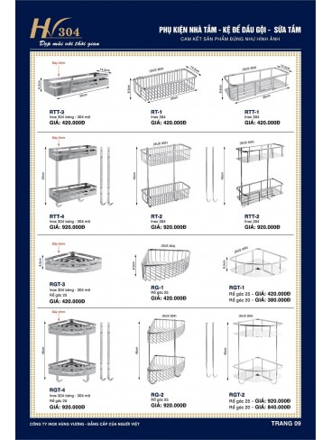 CATALOGUE INOX HÙNG VƯƠNG 2024 - 2024