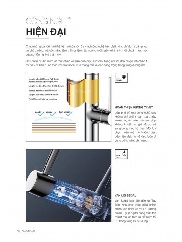 CHẬU RỬA CHÉN KLUGER 2026