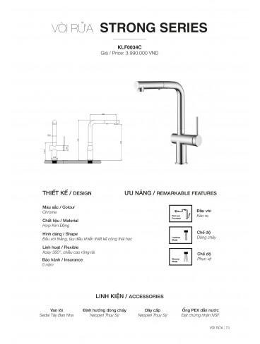 CHẬU RỬA CHÉN KLUGER 2026