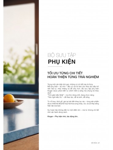 CHẬU RỬA CHÉN KLUGER 2026