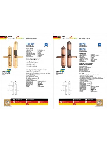 KHÓA ĐIỆN TỬ DEMAX 2025 