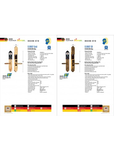 KHÓA ĐIỆN TỬ DEMAX 2025 