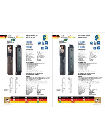 KHÓA ĐIỆN TỬ DEMAX 2025 