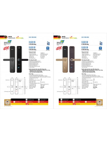 KHÓA ĐIỆN TỬ DEMAX 2026
