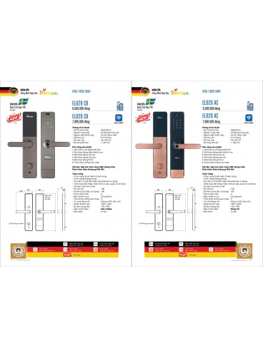 KHÓA ĐIỆN TỬ DEMAX 2026