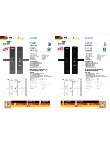 KHÓA ĐIỆN TỬ DEMAX 2026