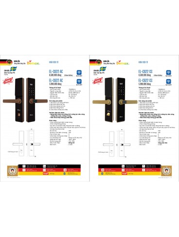 KHÓA ĐIỆN TỬ DEMAX 2026