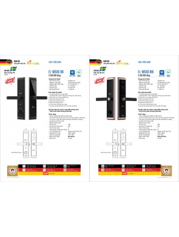 KHÓA ĐIỆN TỬ DEMAX 2026