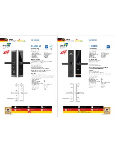 KHÓA ĐIỆN TỬ DEMAX 2026