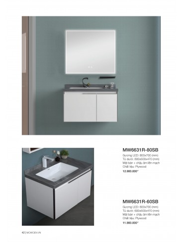 TỦ LAVABO MOWOEN 2025 