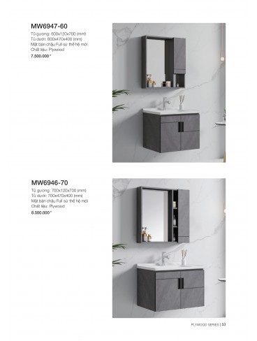 TỦ LAVABO MOWOEN 2025 