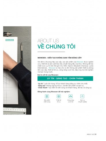 Catalogue Tủ Lavabo Mowoen 2024