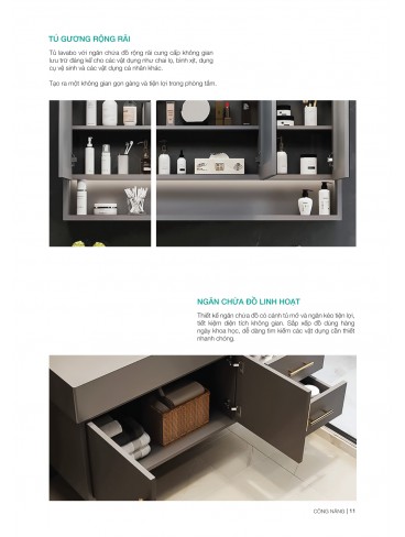 Catalogue Tủ Lavabo Mowoen 2024