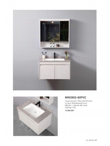 Catalogue Tủ Lavabo Mowoen 2024