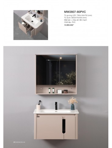 Catalogue Tủ Lavabo Mowoen 2024