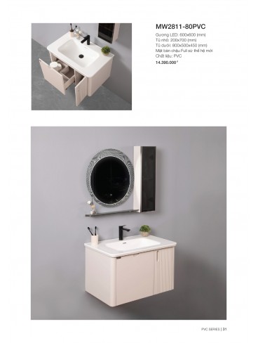 Catalogue Tủ Lavabo Mowoen 2024