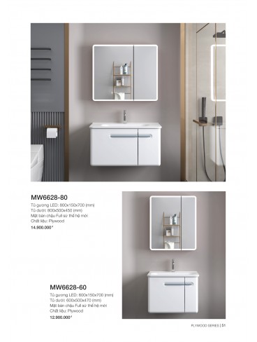 Catalogue Tủ Lavabo Mowoen 2024