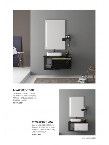 Catalogue Tủ Lavabo Mowoen 2024