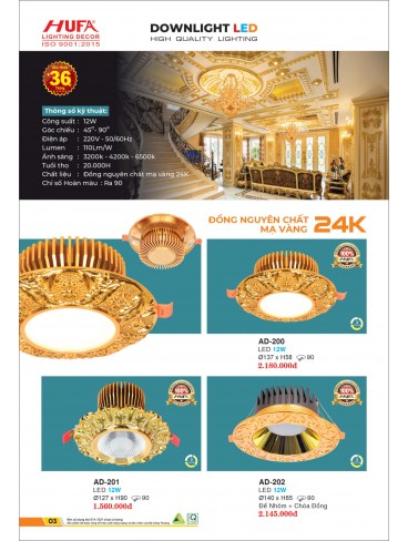 ĐÈN LED HUFA 2026