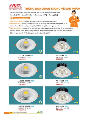 ĐÈN LED HUFA 2026